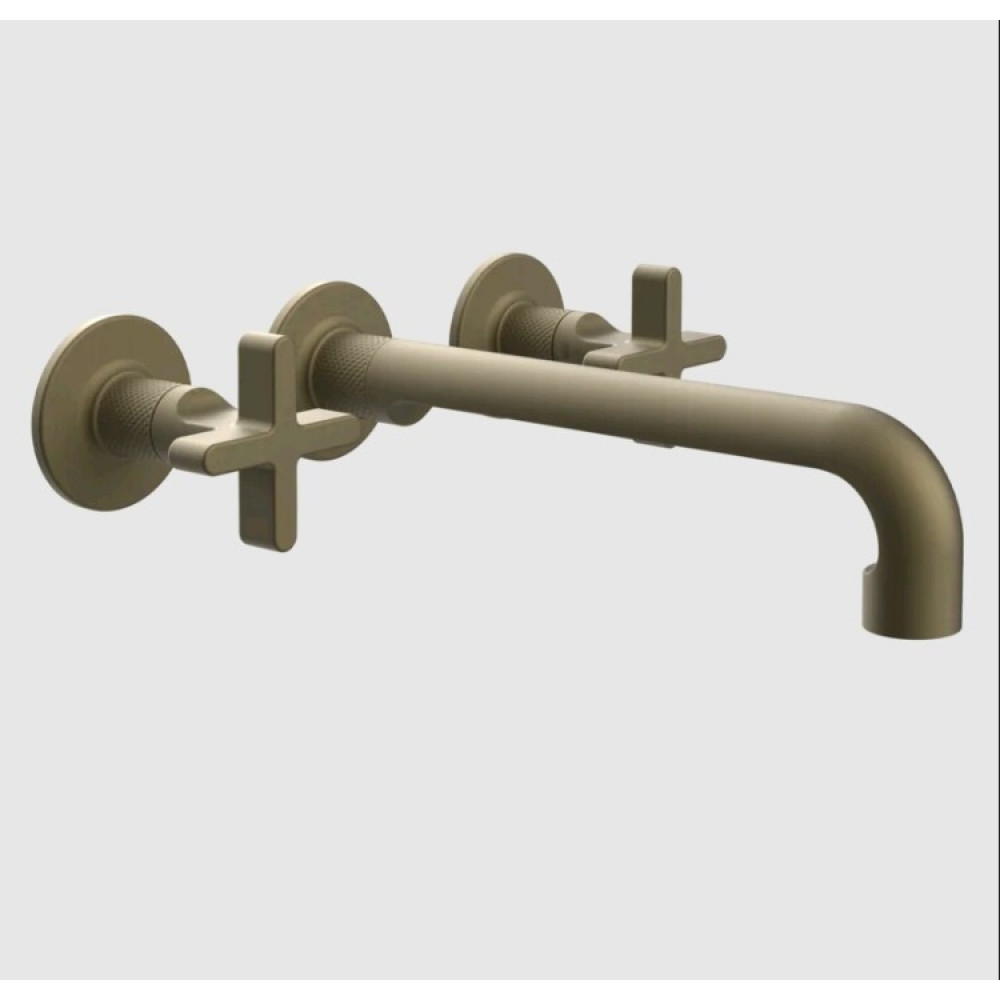 Смеситель для раковины, Gessi, Inciso, цвет-Antique Brass