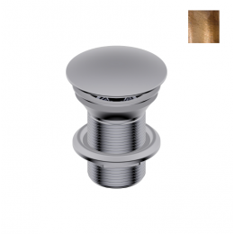 Донный клапан, Ritmonio, для раковин, 1 1/4", цвет-Brushed bronze