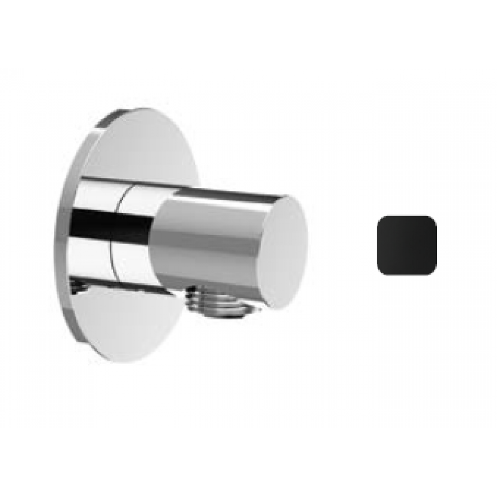 Шланговое подсоединение, Almar, Showers Accessories, цвет-черный матовый (Товар заказной, возврату не подлежит)