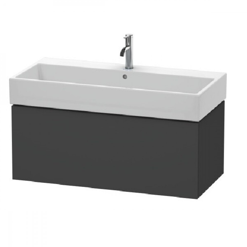 Тумба под раковину, Duravit, L-Cube, шгв 984*459*394, раковина-необходимо заказать, цвет-графит матовый