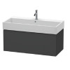 Тумба под раковину, Duravit, L-Cube, шгв 984*459*394, раковина-необходимо заказать, цвет-графит матовый