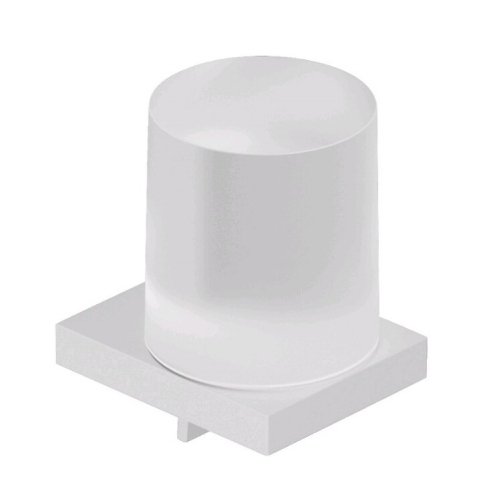 Дозатор для жидкого мыла, Kludi, VELA C, шгв 78*96*120, цвет дозатора-белый матовый