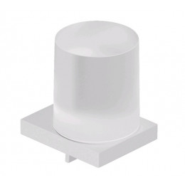 Дозатор для жидкого мыла, Kludi, VELA C, шгв 78*96*120, цвет дозатора-белый матовый