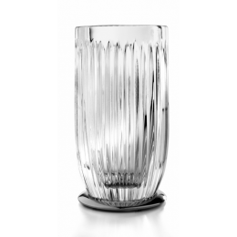 Стакан, 3SC, Elegance, шв 75*145, цвет-прозрачный хрусталь/никель черный матовый