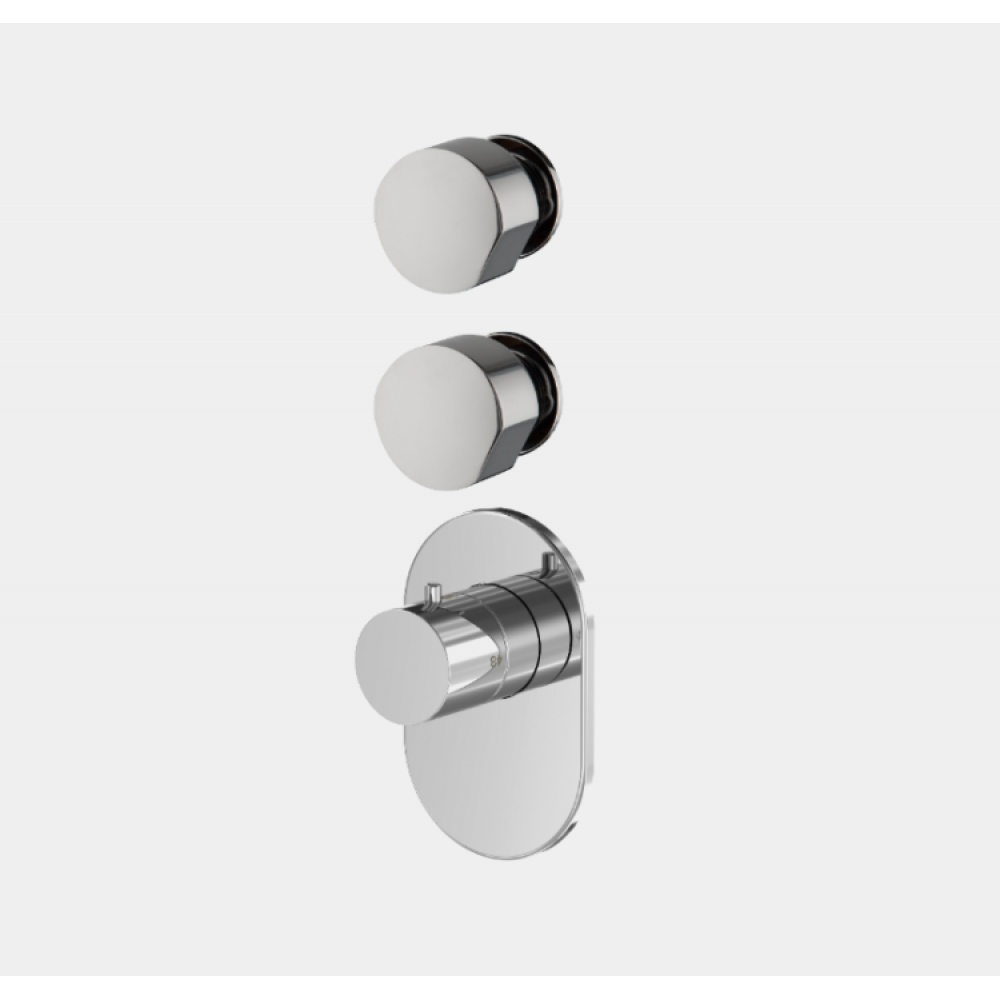Смеситель для душа, Fima Carlo Frattini, Fimatherm, цвет-никель брашированный