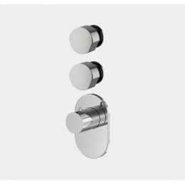 Смеситель для душа, Fima Carlo Frattini, Fimatherm, цвет-никель брашированный