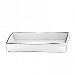 Лоток, Decor Walther, Nappa TAB L, шгв 290*170*45, цвет-белоснежный