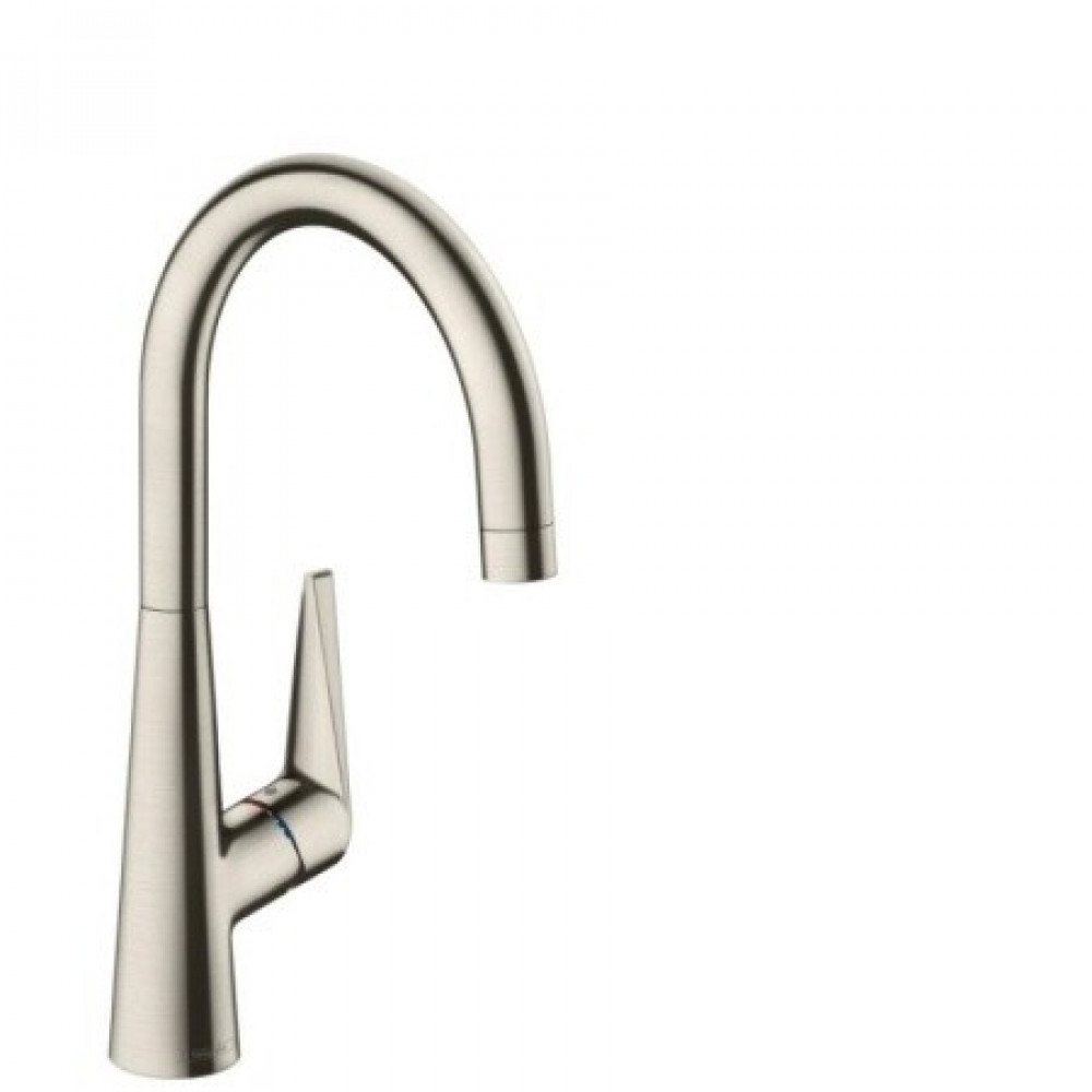 Смеситель для кухни, Hansgrohe, Talis M51, цвет-сталь