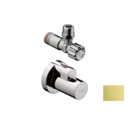 Вентиль, Axor, запорный угловой, 1/2", цвет-полированная медь