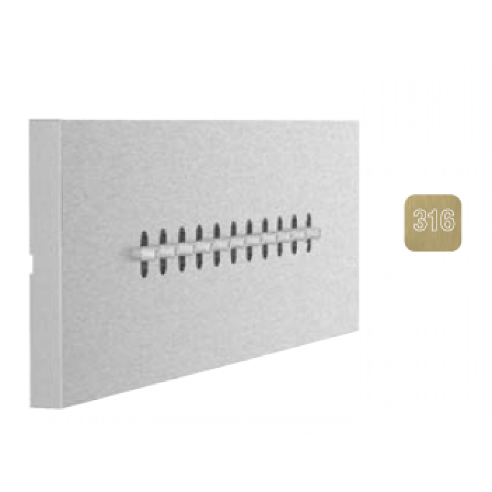 Форсунка, Almar, Bodyjets, цвет-High Brass Brushed PVD (Товар заказной, возврату не подлежит)