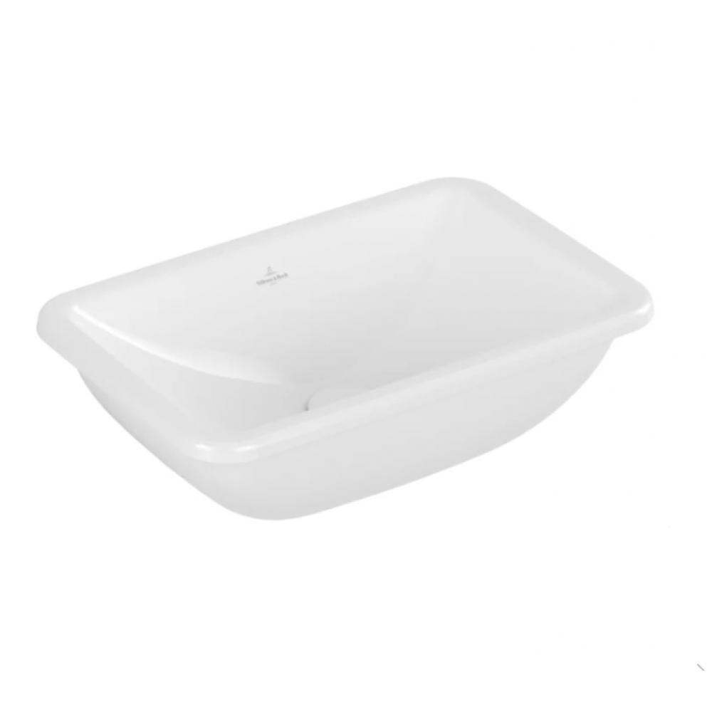 Раковина, Villeroy&Boch, Loop&Friends, шгв 450*280*170, отверстия для смесителя-отсутствуют, цвет-альпийский белый