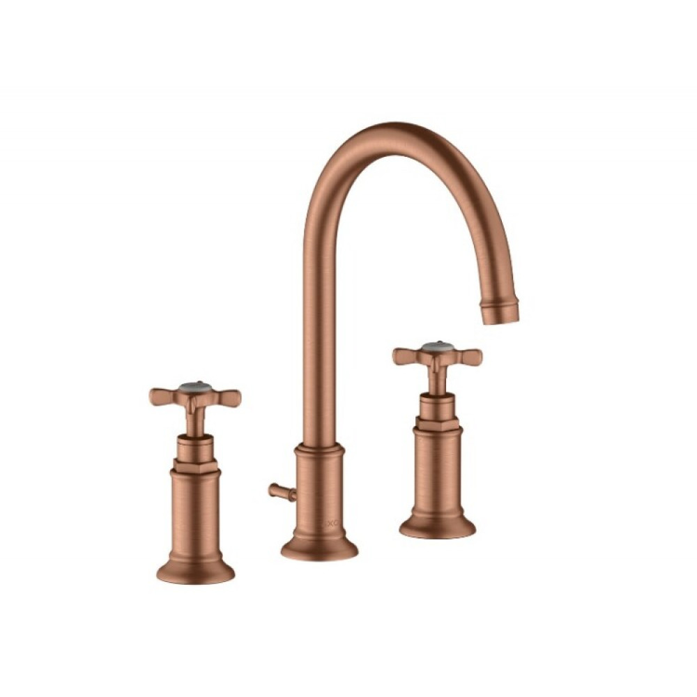 Смеситель для раковины, Hansgrohe, Axor Montreux, цвет-шлифованное красное золото