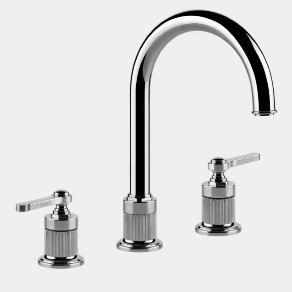 Смеситель для раковины, Gessi, VENTI20, цвет-хром