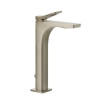 Смеситель для раковины, Gessi, Rilievo, цвет-Finox Brushed Nickel