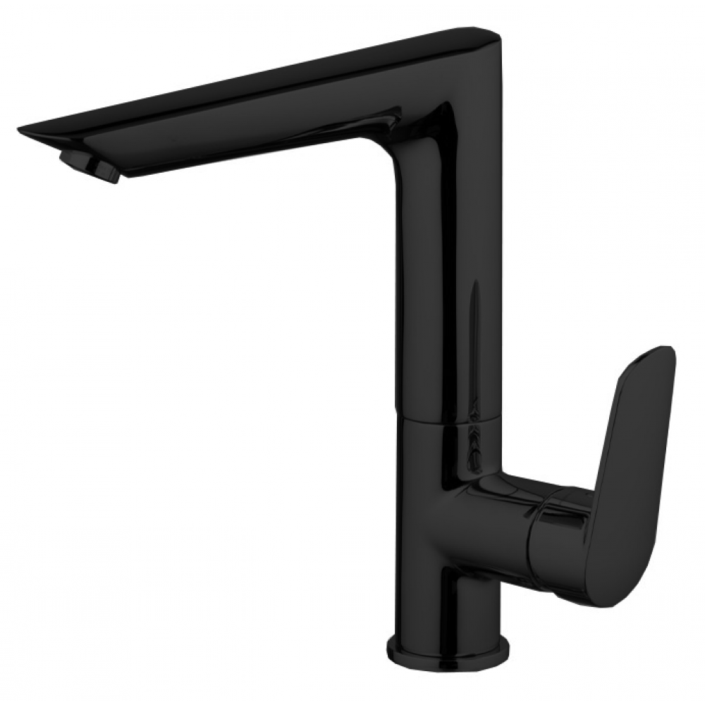 Смеситель для раковины, Fima Carlo Frattini, Spot, цвет-черный матовый