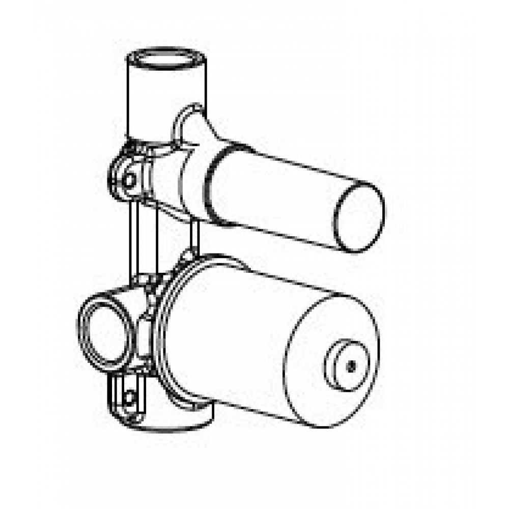 Внутренняя часть, Carimali, назначение-смеситель для душа, хром