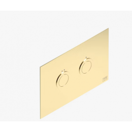 Клавиша смыва, THG, General Items, для унитаза, шв 250*165, цвет-золото светлое