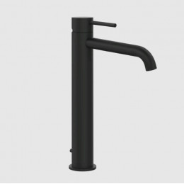 Смеситель для раковины, Gessi, 316 Flessa, цвет-черный матовый