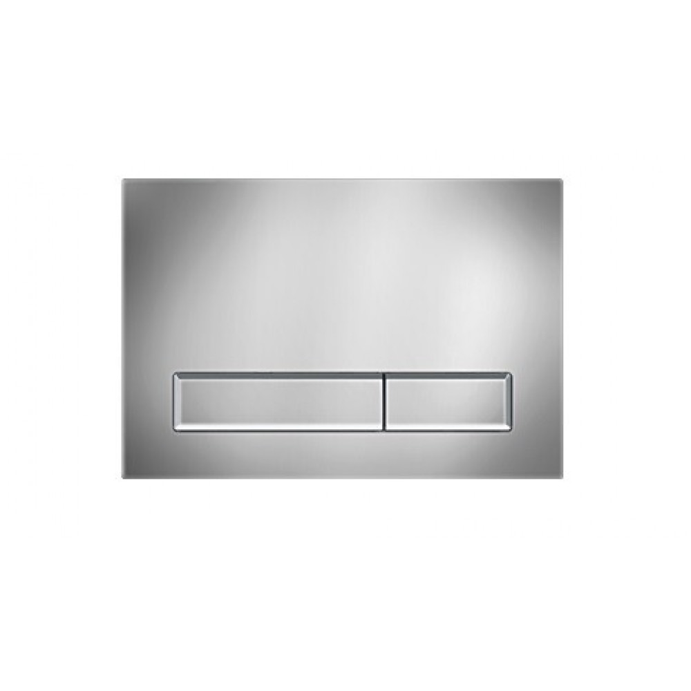 Клавиша смыва, Elsen, E08, с прямоугольными кнопками, для унитаза, шгв 220*13*150, цвет-хром