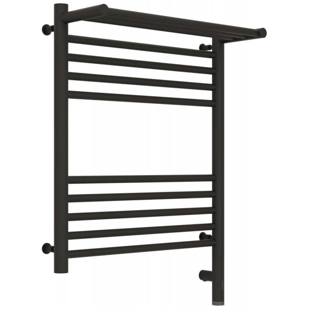 Полотенцесушитель, Сунержа, Богема 3.0, с 1 полкой, шгв 532*214*724, нижнее справа, МЭМ, цвет-тёмный титан муар