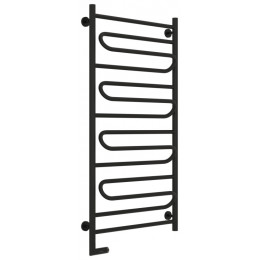 Полотенцесушитель, Сунержа, Элегия 2.0, шгв 650*117-132*1262, нижнее слева, МЭМ, цвет-черный матовый