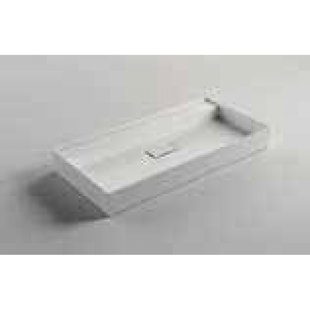 Раковина, Oasis, Rebel, шгв 700*515*120, отверстия для смесителя-отсутствуют, цвет-белый матовый