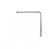 Поручень, Nofer, угловой, шв 700*700, цвет-сталь нержавеющая сатинированная