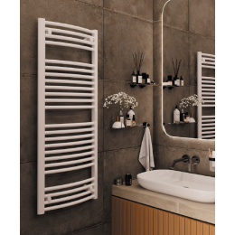 Полотенцесушитель, Rifar, D-Bend, шгв 600*68*1500, электрический, цвет-белый