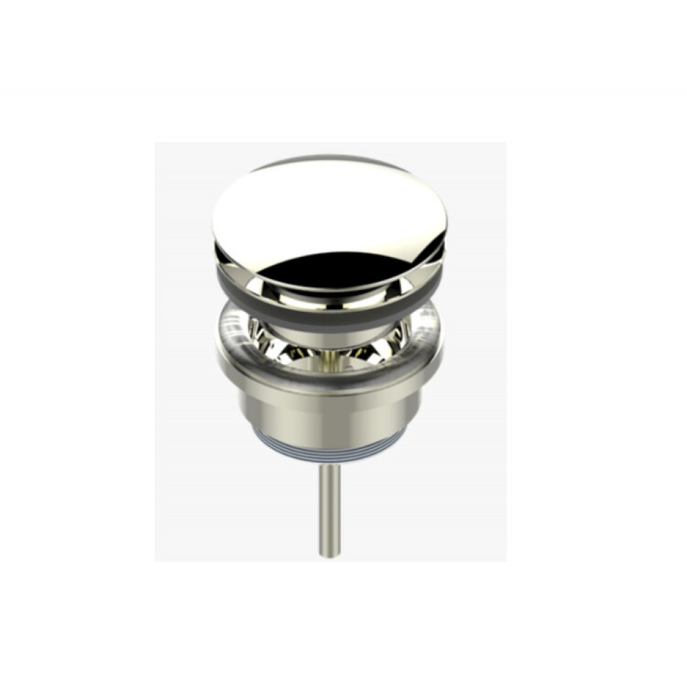 Донный клапан, THG, 1 1/4, диаметр, мм-63, для раковины, цвет-никель