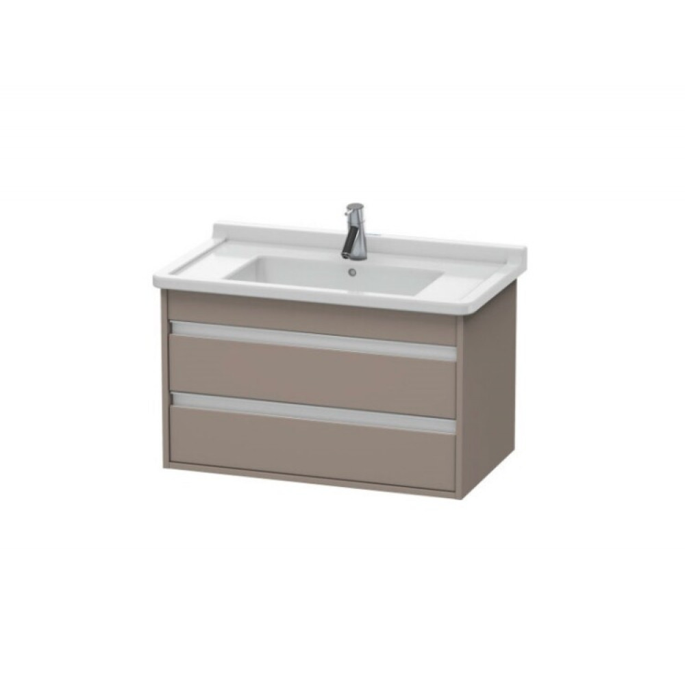 Тумба под раковину, Duravit, Ketho, шгв 800*465*480, раковина-необходимо заказать, цвет-базальт матовый