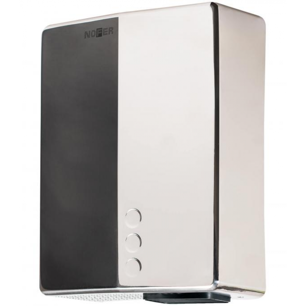 Сушилка для рук, Nofer, Big flow evo, шгв 218*102*284, цвет-сталь (Steel)