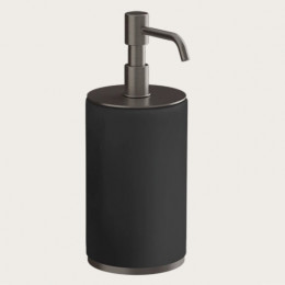 Дозатор для жидкого мыла, Gessi, Origini, шгв 75*97*199, цвет дозатора-Black Metal Brushed PVD/чёрный