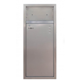 Контейнер для мусора, Nofer, шгв 366*158*850, цвет-нержавеющая сталь