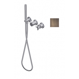 Смеситель для душа, Ritmonio, Diametro35 Cross, на 2/3 потребителя, цвет-Brushed Dark Bronze