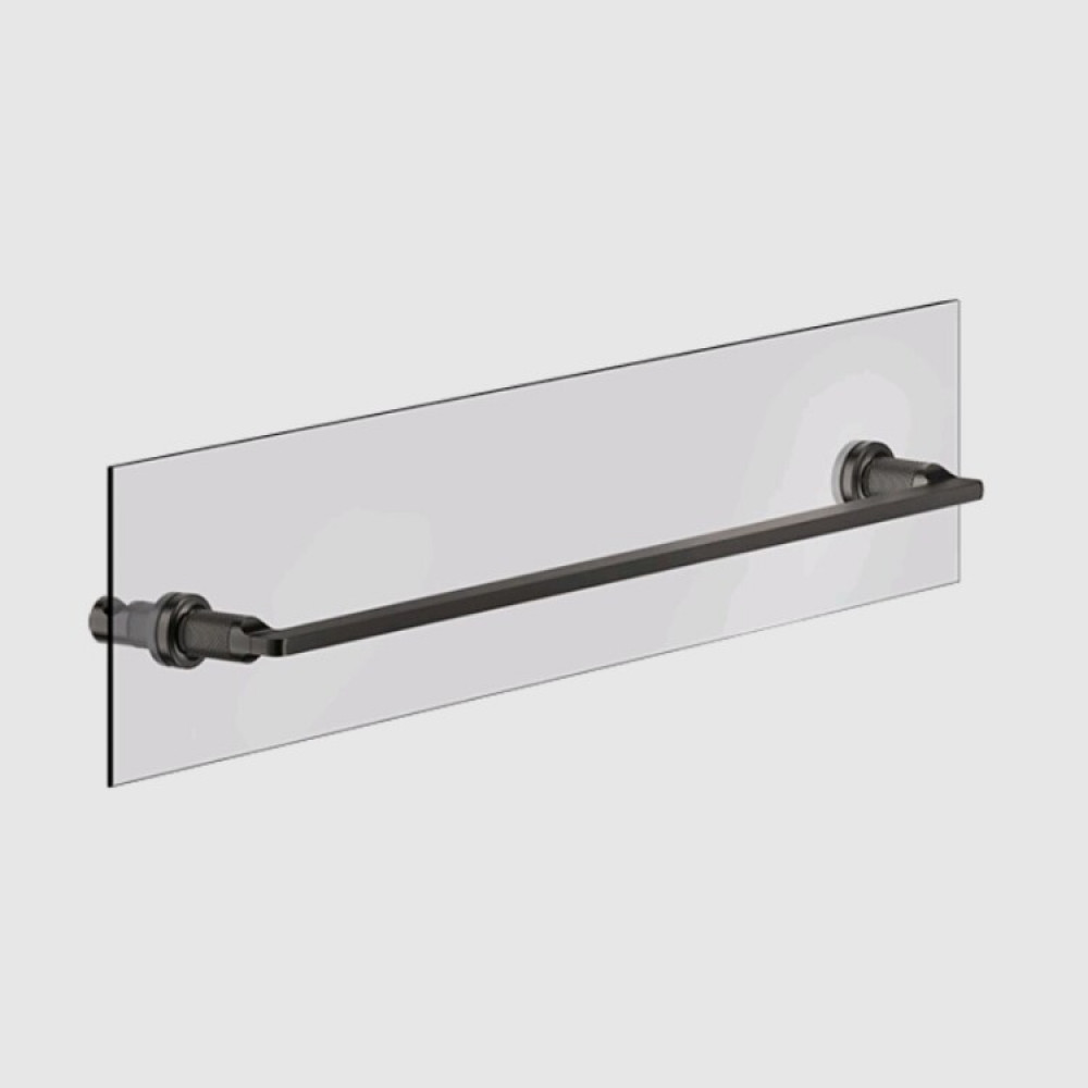 Полотенцедержатель, Gessi, Inciso, шгв 641*77*41, цвет-Black Metal Brushed PVD