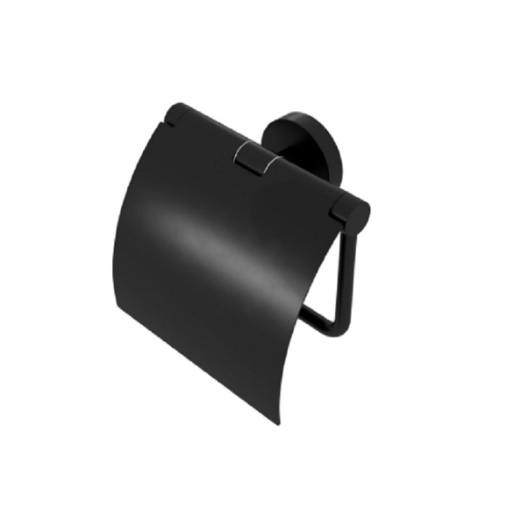 Бумагодержатель, Geesa, Nemox Black, шгв 128*48*122, цвет-черный матовый