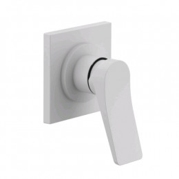 Смеситель для душа, Gessi, Rilievo, на 1 потребитель, цвет-белый матовый