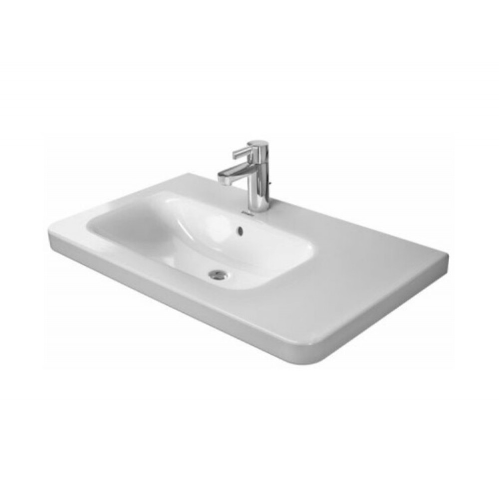 Раковина, Duravit, Durastyle, шгв 800*480*170, отверстия для смесителя-1, цвет-белый
