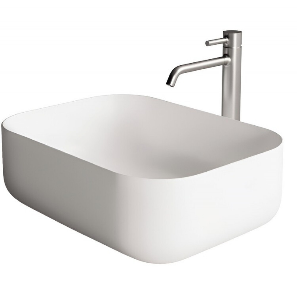 Раковина, Alice, Unica, шгв 500*370*165, отверстия для смесителя-отсутствуют, цвет-белый