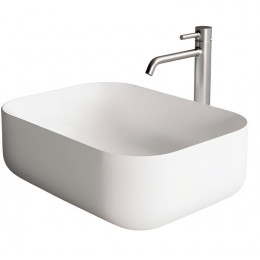 Раковина, Alice, Unica, шгв 500*370*165, отверстия для смесителя-отсутствуют, цвет-белый