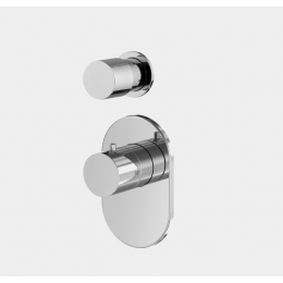 Смеситель для душа, Fima Carlo Frattini, Fimatherm, на 2 потребителя, цвет-хром