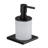 Дозатор для жидкого мыла, Splendy, Inspiration R, нажимной сверху, шгв 95*100*161.5, цвет дозатора-черный матовый