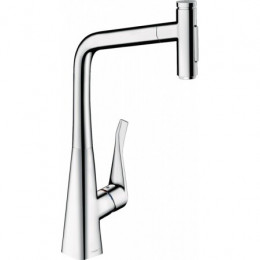 Смеситель для кухни, Hansgrohe, Metris Select M71, цвет-хром