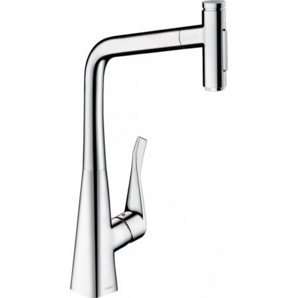 Смеситель для кухни, Hansgrohe, Metris Select M71, цвет-хром