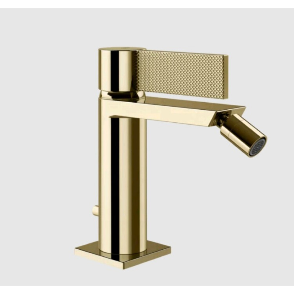 Смеситель для биде, Gessi, Inverso Diamantato, цвет-Brass PVD