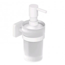 Дозатор для жидкого мыла, Kludi, VELA S, шгв 72*117*180, цвет дозатора-белый матовый