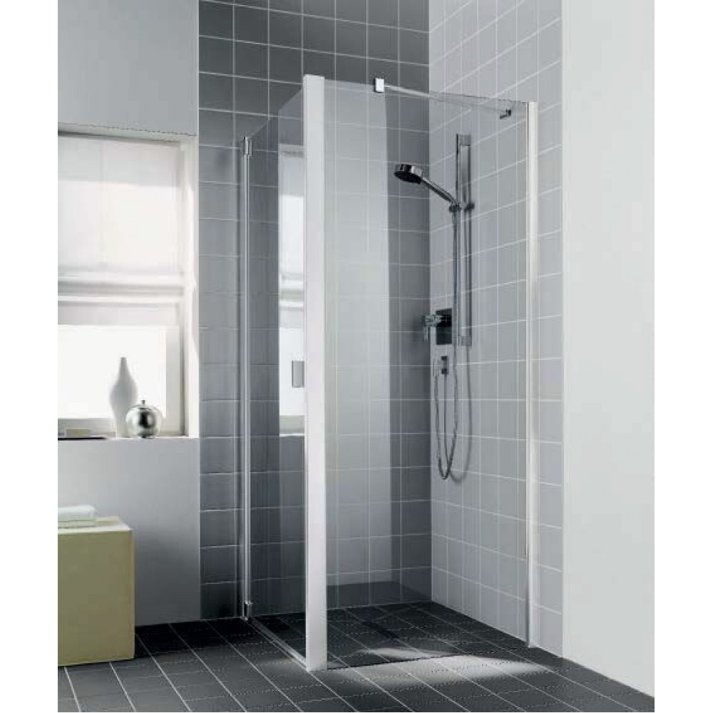 Боковая стенка, Kermi, Raya, шв 900*2000, серебристый глянцевый, цвет стекла-прозрачный