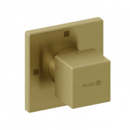 Вентиль, Kludi, DECUS, переключающий (дивертор), на 3 положения, цвет-Brushed Gold