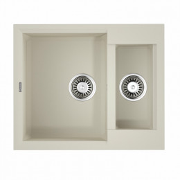 Мойка, OMOIKIRI, Sakaime, шгв 600*500*210, отверстия для смесителя-4 промаркированных, чаши-2, цвет-эверест