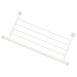 Полка, Сунержа, прямая 4П, ш 470, материал-нержавеющая сталь, цвет-белый матовый